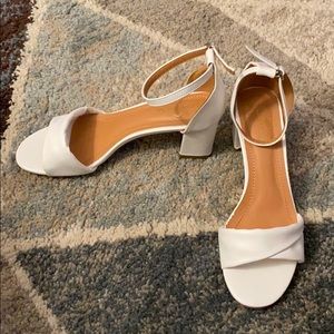 White Dream Pairs 2inch heels.